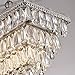 Jojospring Antique 6-light Rectangular Droplets Chandelier