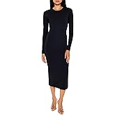 Forever 21 Womens Contour Sculpt Midi Dress