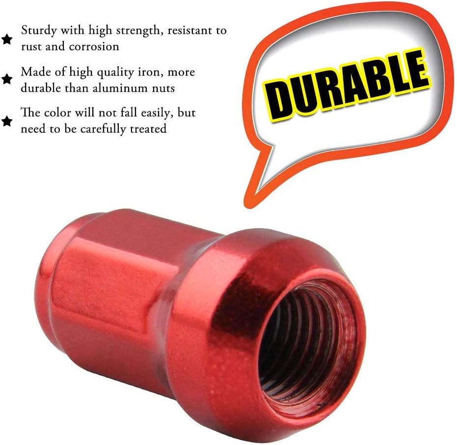 Closed End 6 Spline Nut，Bulge Acorn Cone Seat Wheel Locking Nuts with