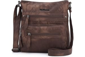 Angel Barcelo Crossbody Bags for Women,Ultra Soft Leather Purses for Women