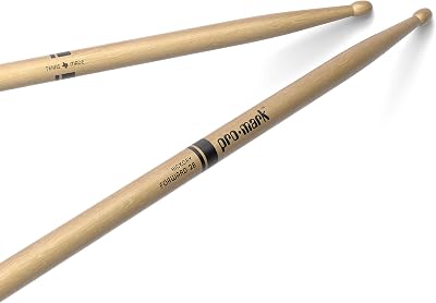 Promark 2B Hickory Wood Tip Tx2bw 16 Inch Drumsticks .630 Diameter