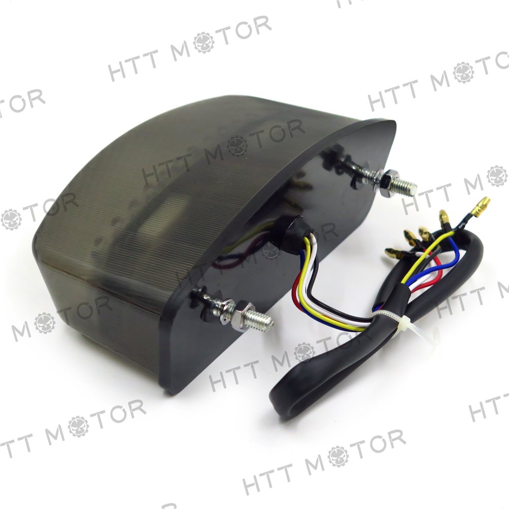 HTT Motorcycle Smoke Led Tail Light Brake Light with Integrated Turn Signals Indicators For 1994-2008 Ducati Monster 400/600 / 620/695 / 750/800 / 900/1000