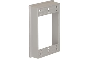 Hubbell-Raco 5406-0 Weatherproof Extension Box, 1 Gang, 18.3 Cu-in X 4-1/2 in L X 2-3/4 in W X 1 in D Grey