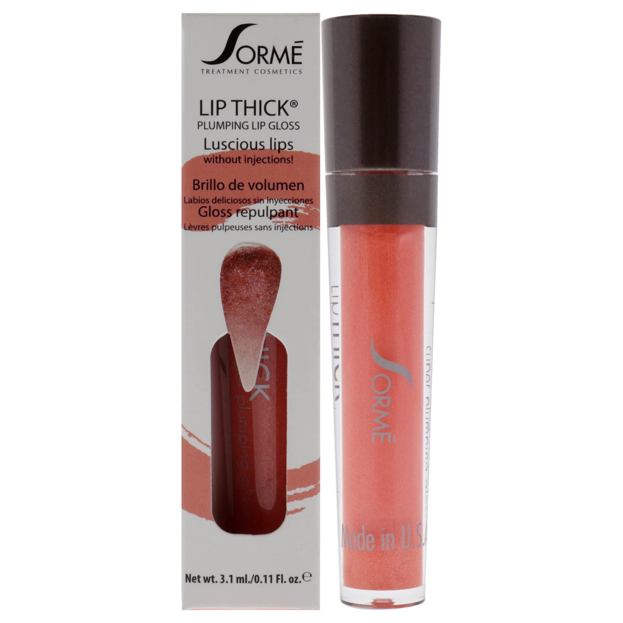 Sorme Cosmetics Lip Thick Plumping Lip Gloss - Blinki For Women 0.11 oz Lip Gloss