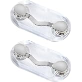 Readerest Magnetic Eyeglass Holders (2 Pack), Made in USA