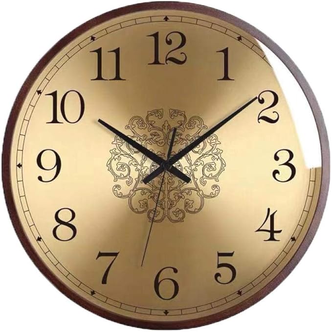 Tonsooze Relojes De Pared Reloj De Sala Retro Reloj De Bolsillo Redondo