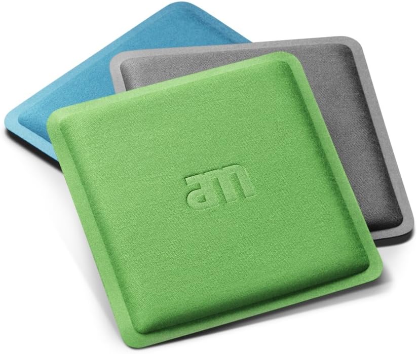 AM Get Clean - Cloths - Microfibre Screen Cleaning Cloths - 3 Pack (Mixed Colours)
