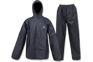 RAINRIDER Ultra-Lite Rain Suit for Men Women Waterproof Protective Rain Coat with Pants 2 Pieces Rain Gear