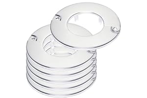 AVALON Floor and Ceiling Plate Split Flange, Fits 1-1/2 Inch IPS Galvanized Pipe or 2 Inch Copper Pipe, Chrome Finish (Pack of 6)