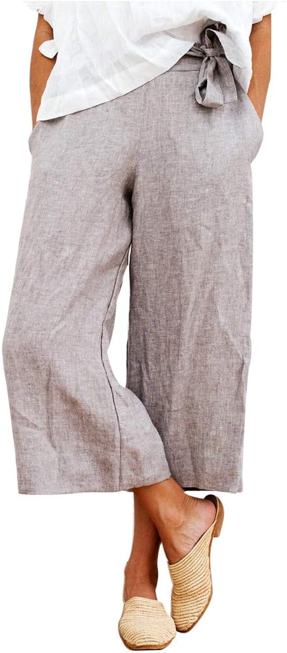 womens casual capri pants