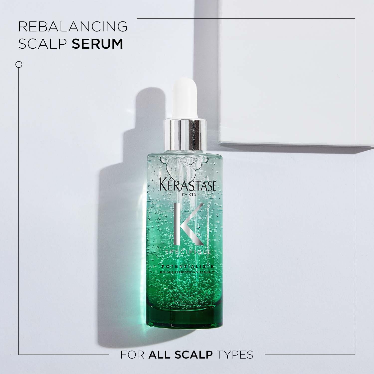 KÉRASTASE Specifique Potentialiste Hair & Scalp Serum, Universal Defense Serum for Scalps, Hydrates Scalp with Vitamin C, Sulfate-Free for Normal, Dry, Sensitive or Oily Scalps, 3.04 Fl Oz