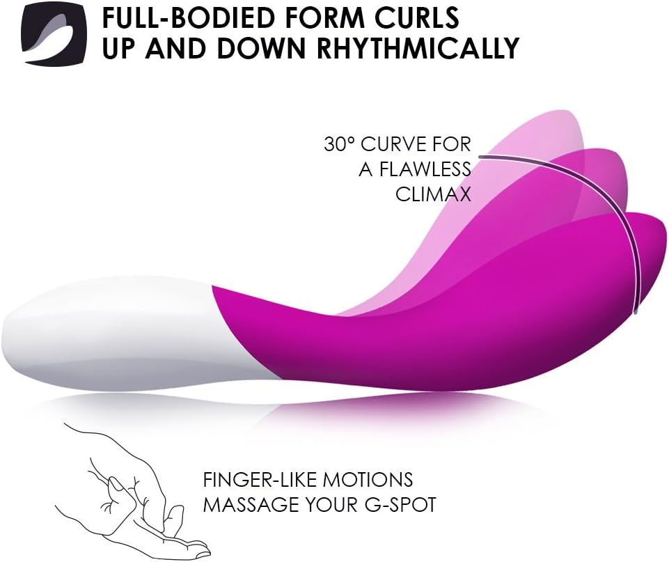LELO MONA WAVE G-Spot Vibrator, Deep Rose - Sex Massager for Women 12 Vibration Patterns (1 Year Warranty) - Image 5