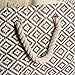 DII Woven Paper Storage Bin, Geo Diamond, Gray, Large Rectangle