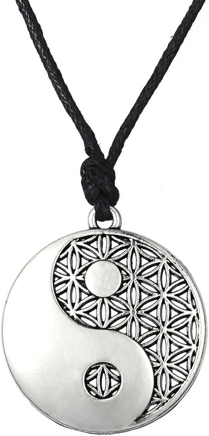 Taolist Ying Yang Symbol Balance of Life Pendant Necklace, China Religions Talisman