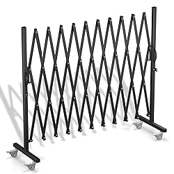Expandable Barricade Gate,129” Safety Metal