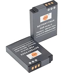 DSTE Replacement for 2X EN-EL12 Li-ion Battery