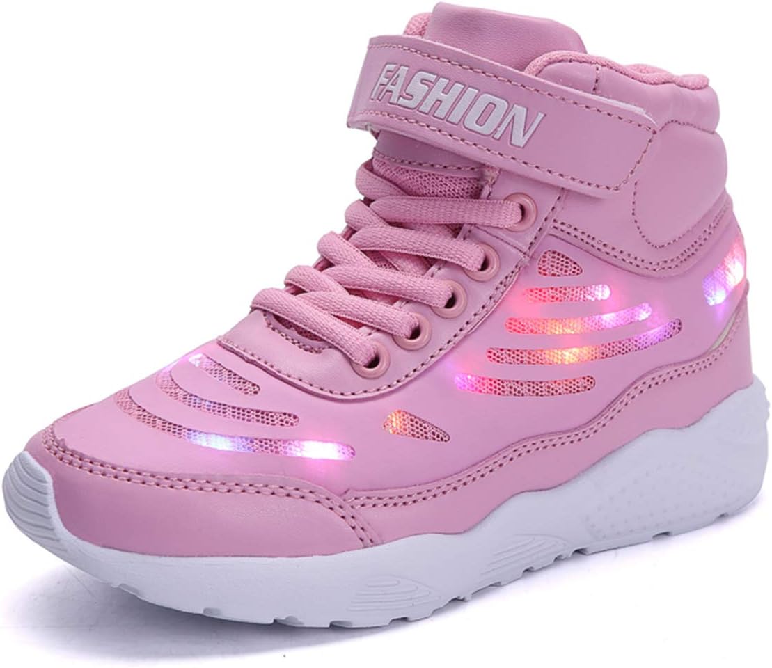 Kinder Lauflernschuhe Mit Blinklicht - Atmungsaktive Sandalen Für Mädchen 1-3 Jahre