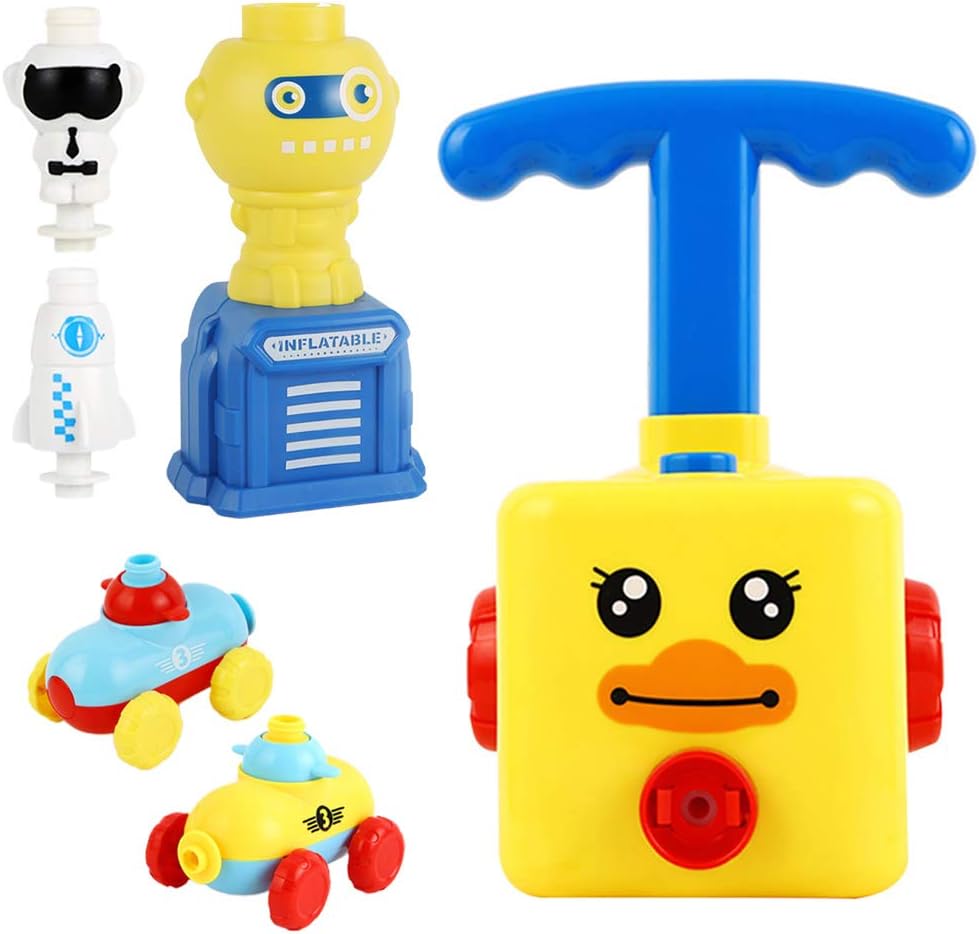 Balloon Powered Car Launcher Toy Set 