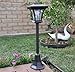 Solar Charged LED Lamp Post Decorative Yard Light with 3 Height Options