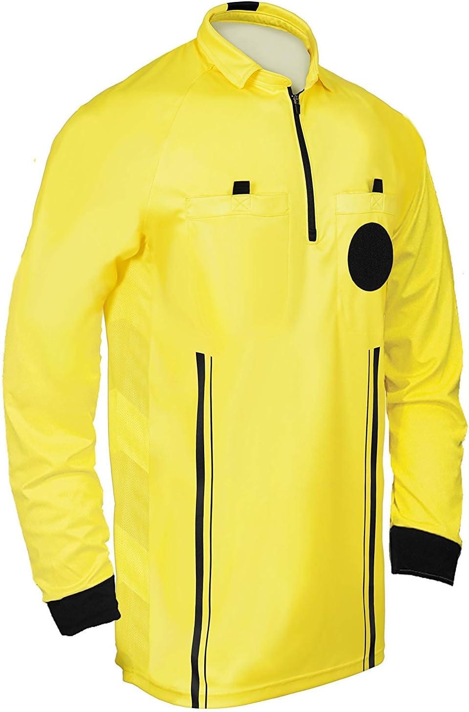 Referee Soccer Jersey Long Sleeves Yellow Red Green Blue Black