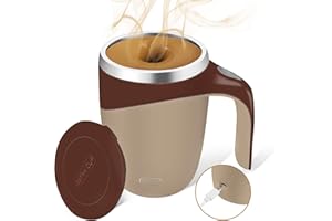 TXLOOK Self Stirring Mug,Rechargeable automatic magnetic Self stirring coffee mug,Rotating Home Office Travel Mixing Cup,To Stir Coffee, Chocolate, Milk, Protein,Cocoa Etc, Great For Office, School, Gym…