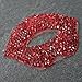 Rhinestone Crystal Iron-on Lips Applique Patch by 1pc, 2-3/4