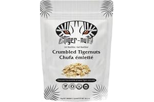 Tiger-Nut Chufa Tigernut Crumble, Sliced Superfood, 1kg gluten free, fairtrade, vegan, nut free, allergen free
