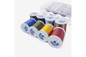 Aventik Fishing Rod Wrapping Thread for Rod Guide Buliding, 2/4/8PCS 100Yds/Spool 500D Nylon Threads Tip Guide Eyelet Winding Line Broken Fishing Pole Repair Kits