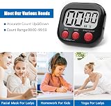 Houdian Digital Kitchen Timer with Magnetic Backing & Stand, Count Up/Down view 5