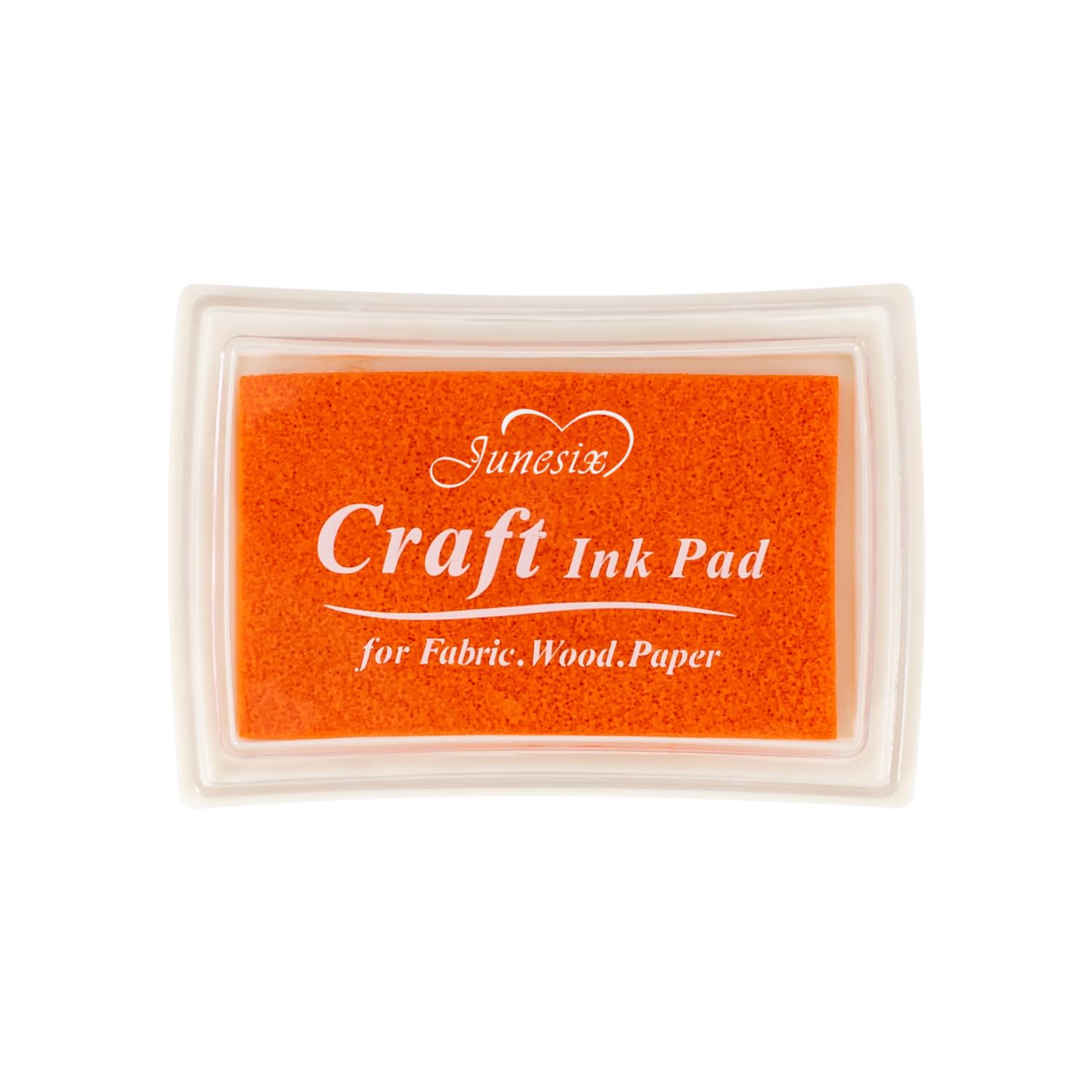Orange Ink Pad Finger Washable Kids Stamp Ink Pad