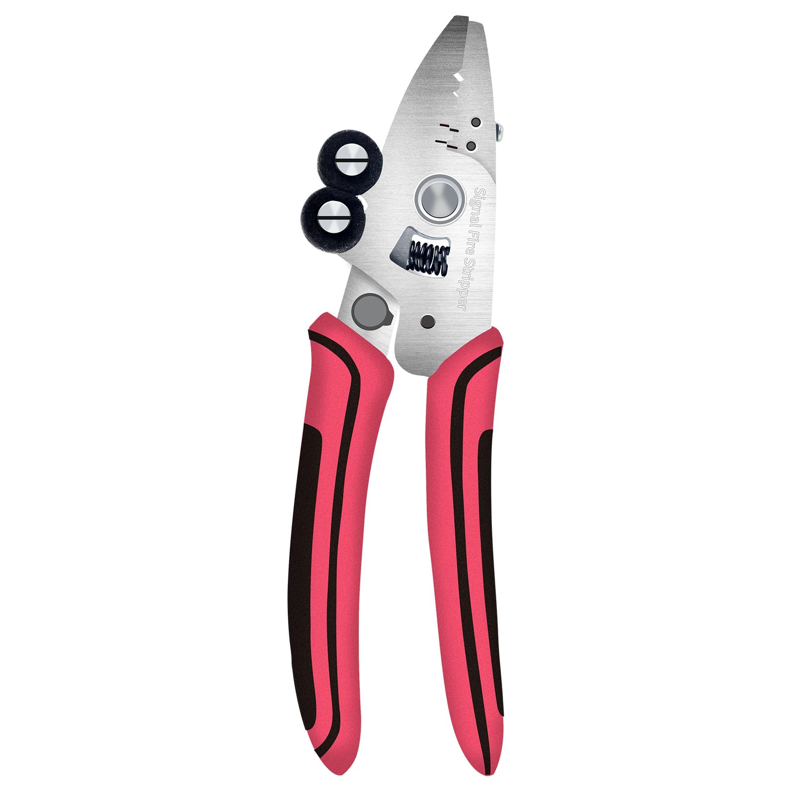 Signal fire Fiber Optic Stripper, 8 in 1 Fiber Optic Stripper Tool, Wire Stripper Pliers Electrician Tools for Wire Stripper, Cutting and Cleaning, Fiber Cable Stripping Tool