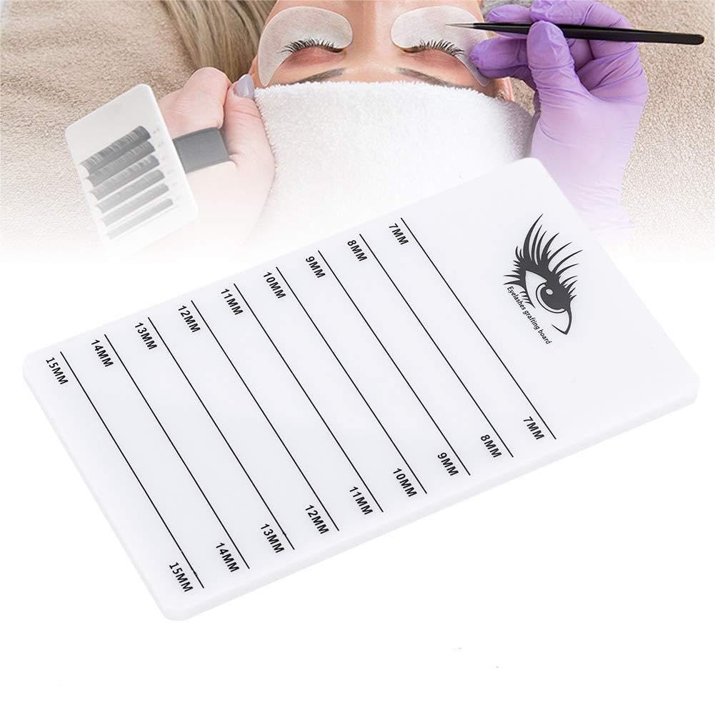 7-15mm Eyelash Tray Stand, Lashes Extension Grafting Planting Acrylic Board Makeup Tool Eyelash Holder Palette