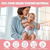 Aolso Silicone Pacifier Holder Case Pink Portable Travel Pod view 4