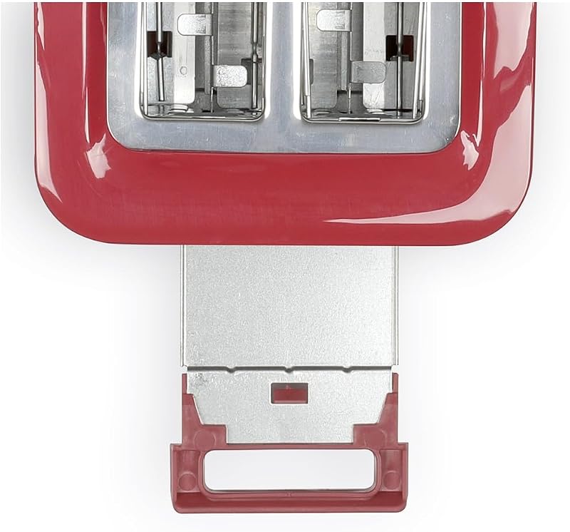 Grille-pain 2 fentes - LIVOO - DOD162RC - 750 W - Thermostat réglable : 7 niveaux - Rouge — photo 4 sur 4
