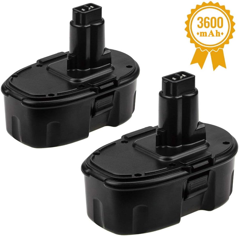 DC9096 Battery for Dewalt 18 Volt 3.6Ah XRP Battery DC9098 DC9099 DW9095 DW9096 DW9098 DW9099 DE9095 DE9096 DE9098 Cordless Tools 2Packs