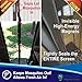 Fiberglass Mesh Magnetic Screen Door – Heavy Duty Self-Closing Hanging Door Net Screen with Magnet Closures – Available in 5 Colors and Many Sizes – Magnetic Door Screen by Sentry Screens Brown
