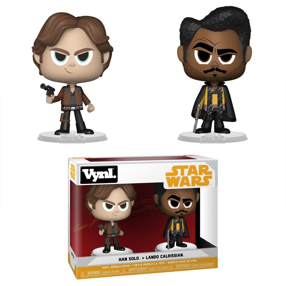 Funko VYNL 4 Inch 2-Pack: Star Wars: Solo: Han Solo & Lando Calrissian