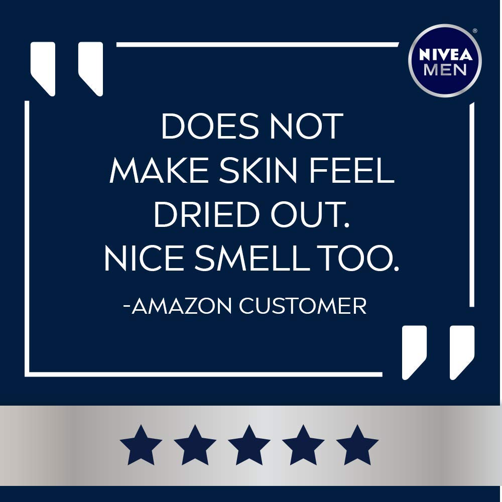 NIVEA Men Sensitive 3-in-1 Body Wash 16.9 Fluid Ounce (Pack of 3) : Bath And Shower Gels : Beauty