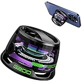 Portable Bluetooth Speakers Wireless,Shower Speaker Waterproof G200 Pro with Upgraded Bluetooth 5.4, Magnetic Phone Stand, Mini Outdoor Loudspeaker with RGB Light for Home/Travel/Bathroom-Black