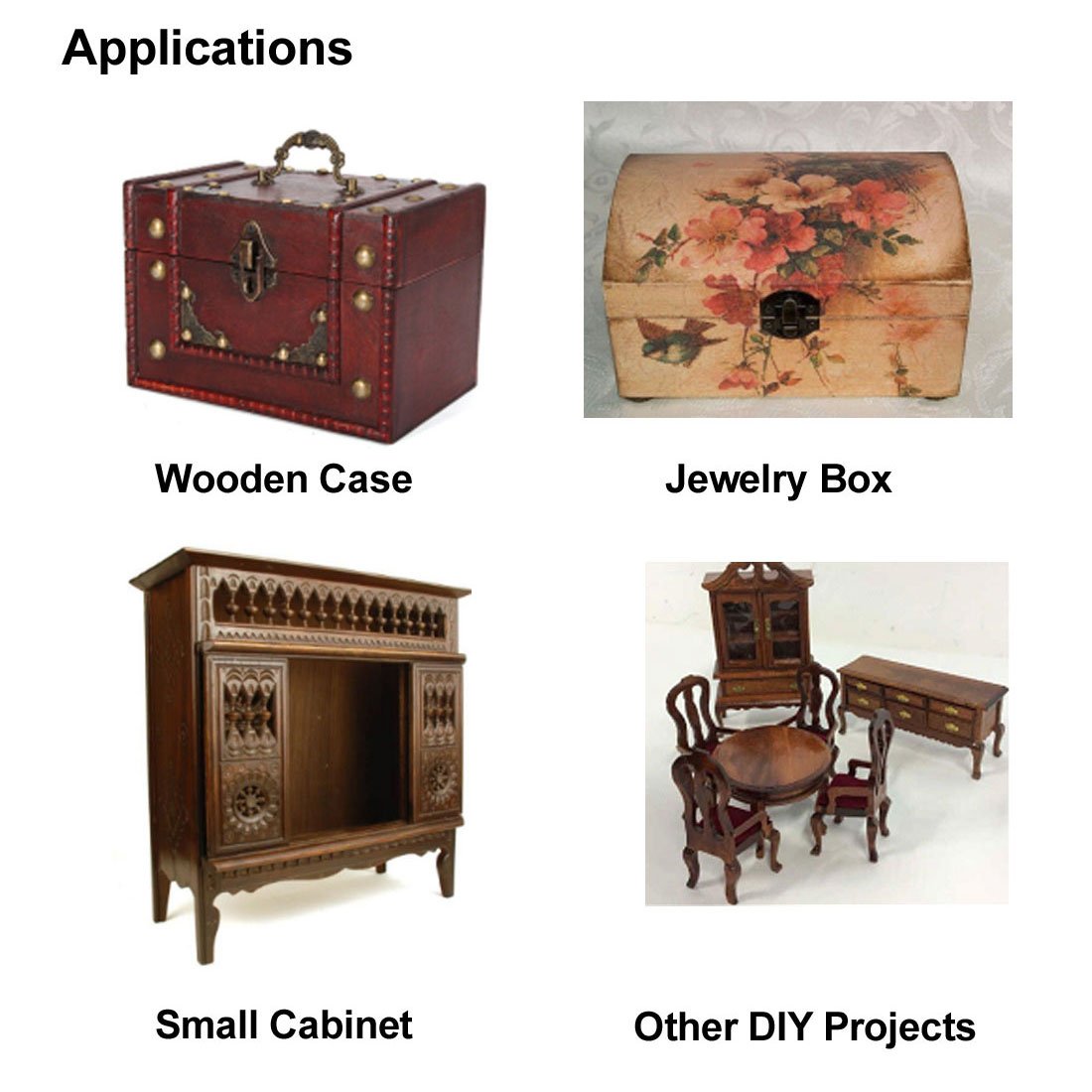 Bisagras de bronce antiguo de 3 pulgadas con tornillos uxcell 10