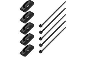 5pcs Bicycles Brake Cable Line Fixed Base with Tie Bike Base Guide Road Bicycles Frame Fixed Parts Brake Housing Hose Guide C