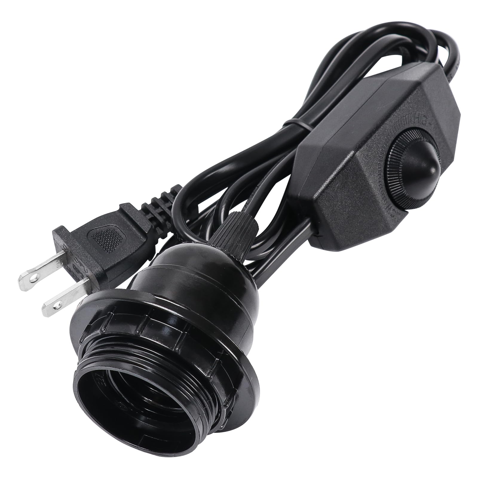 Photo 1 of Heater Lamp Base,Heat Lamp Holder 4.75ft Hanging Lantern Pendant Light Lamp Cord Cable E26/E27 Socket (Single Lamp Base)