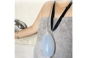 HEAL N HOPE Drain Lanyard for Shower After Mastectomy, Shower Lanyard for Drains After Tummy Tuck, JP Drain Lanyard Holder for After Breast Surgery Drainage Bulb, Black (Pack of 2)