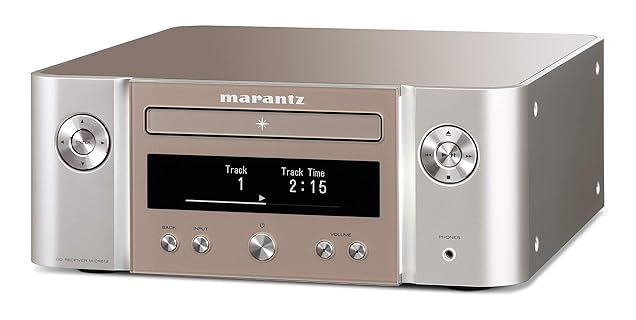 marantz CDレシーバー Bluetooth・Airplay2 ワイドFM対応/ハイレゾ音源対応 シルバーゴールド M-CR612
