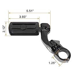 XFMT 1.25" 32 mm Short Angled Adjustable Highway