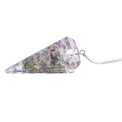 Fluorite Orgone Crystal Pendulums for Divination