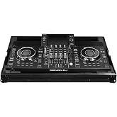 Denon DJ SC LIVE 4 Black Label Flight Case | Foam Interior, Cable Port &amp; Padlock Hole for Protective Storage, Transport &amp; Mobile DJ Performance Use