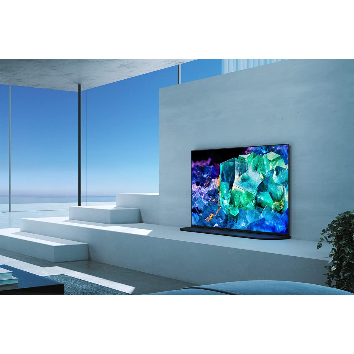 Sony 55 Inch 4K Ultra HD OLED Smart Google TV with Dolby Vision HDR, Bluetooth, Wi-Fi, HDMI, USB - 2022 Model XR55A95K
