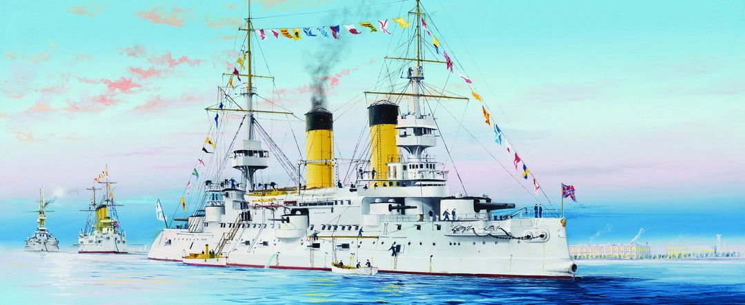 Trumpeter 1: 350 - Russian Tsesarevich Battleship (1904)