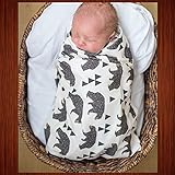 Diamondo New Soft Aden Muslin Cotton Floral Baby Swaddle Blanket Bath